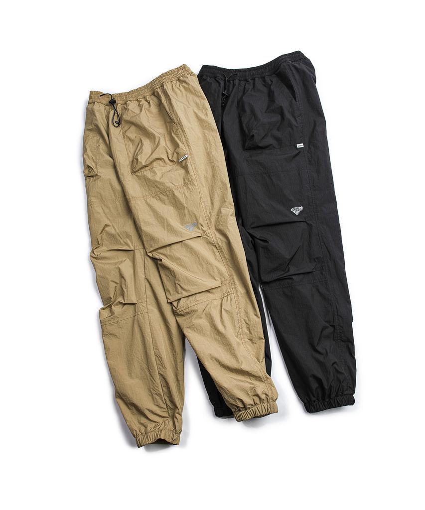 SLOWPOKE Nylon Ripstop Fatigue Jogger Pants Beige