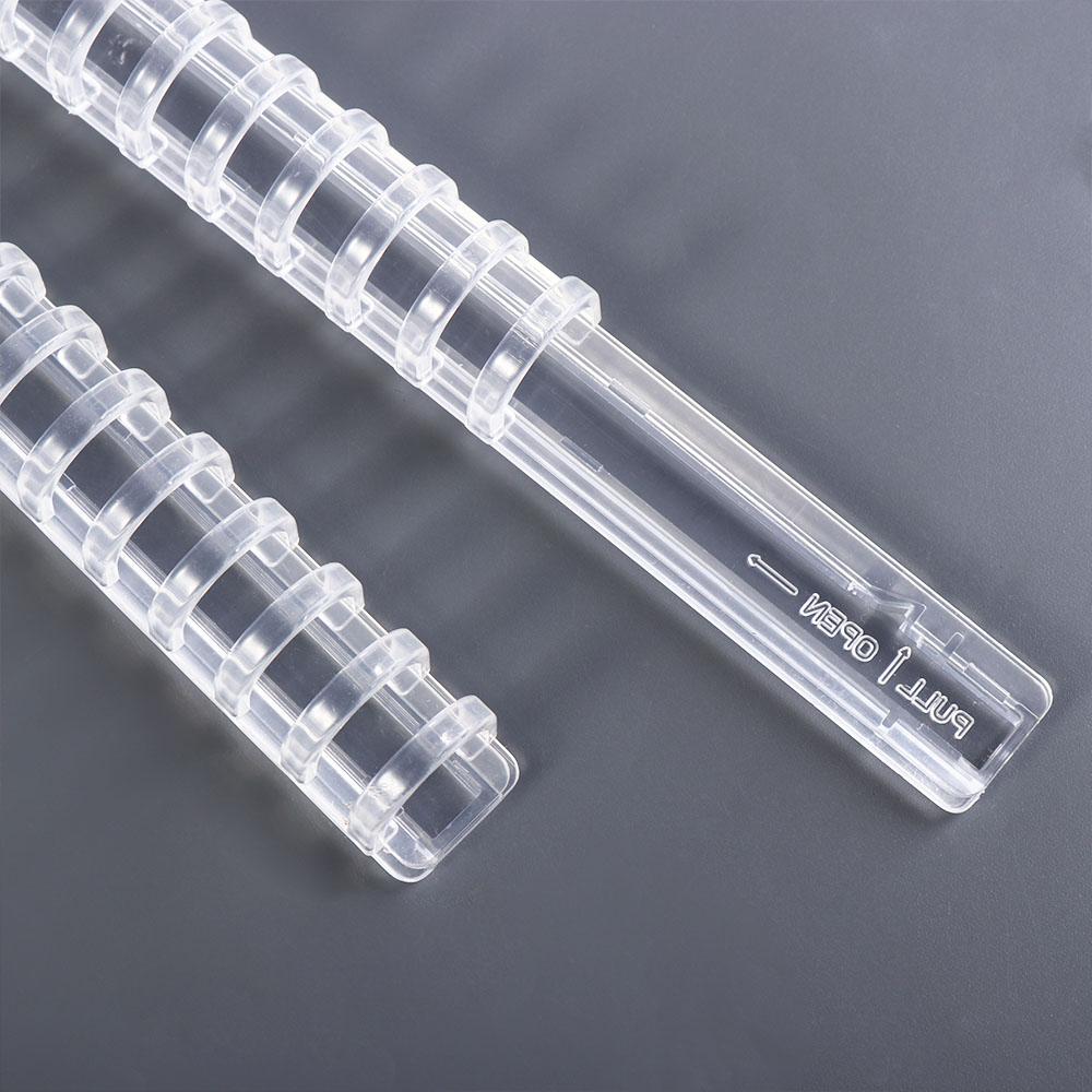 Binder Circle Ring Loose Leaf Book Binder Rings Plastic Comb Bindings Notebook Binding Spines
