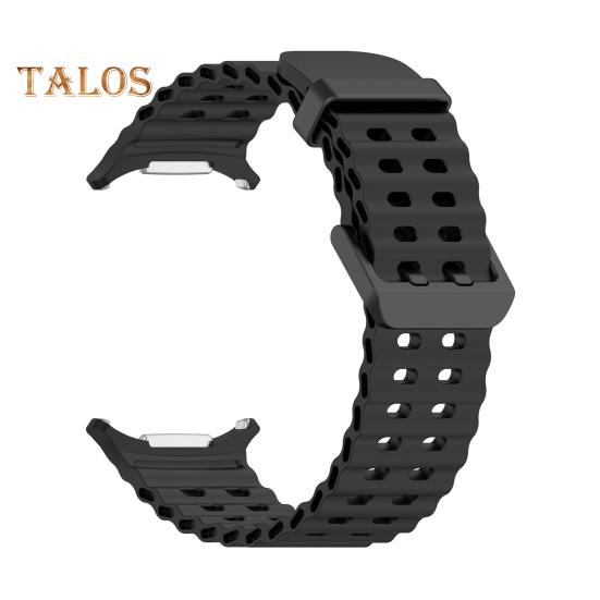Silicone Watch Band Wear Resistant Adjustable Waterproof Quick Release Sport Breathable Strap Wristband for SamsungGalaxy Watch 7 Ultra