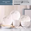 2026 Stylish 8-Piece Dinnerware Set: Plates, Bowls & Chopsticks for Student Dorms