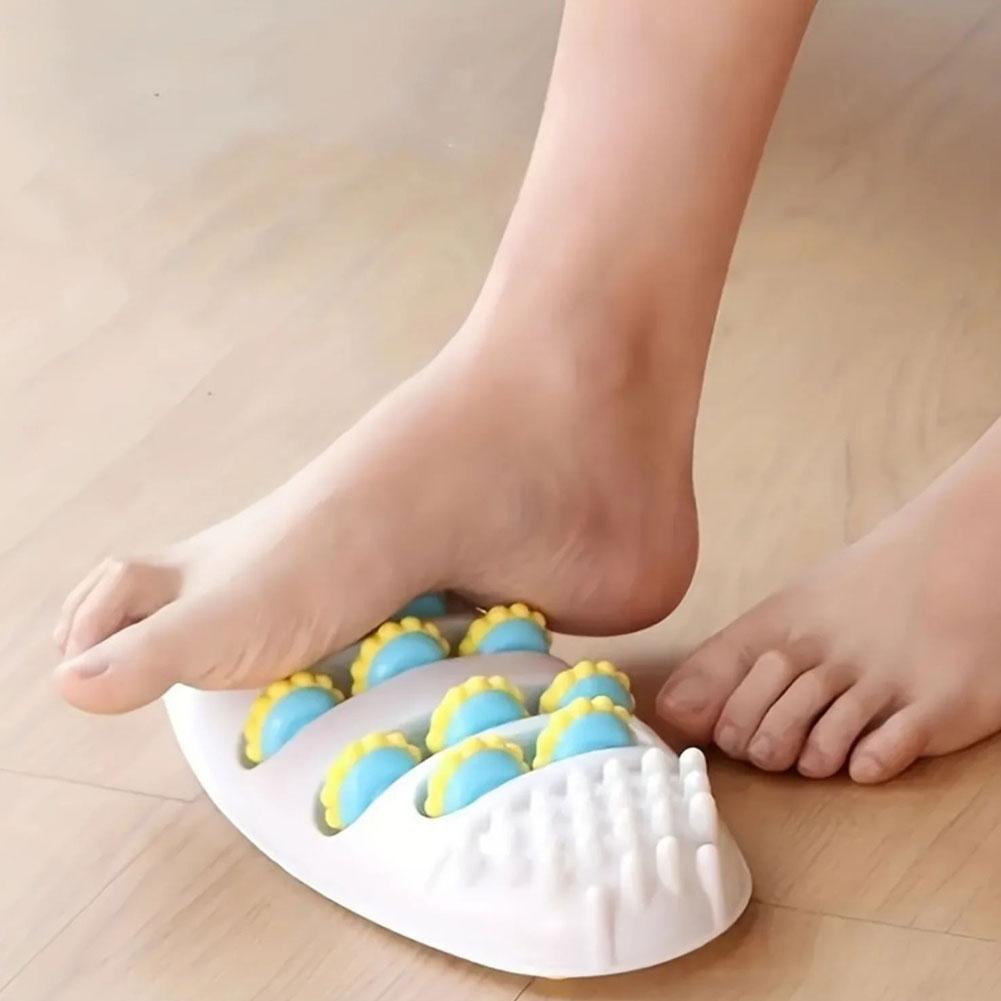 Rolo Massageador de Pés - Ferramenta de Reflexologia Acupressão para Alívio da Dor da Fascite Plantar, Pontos Gatilho Alvo, Alivia a Dor nos Pés