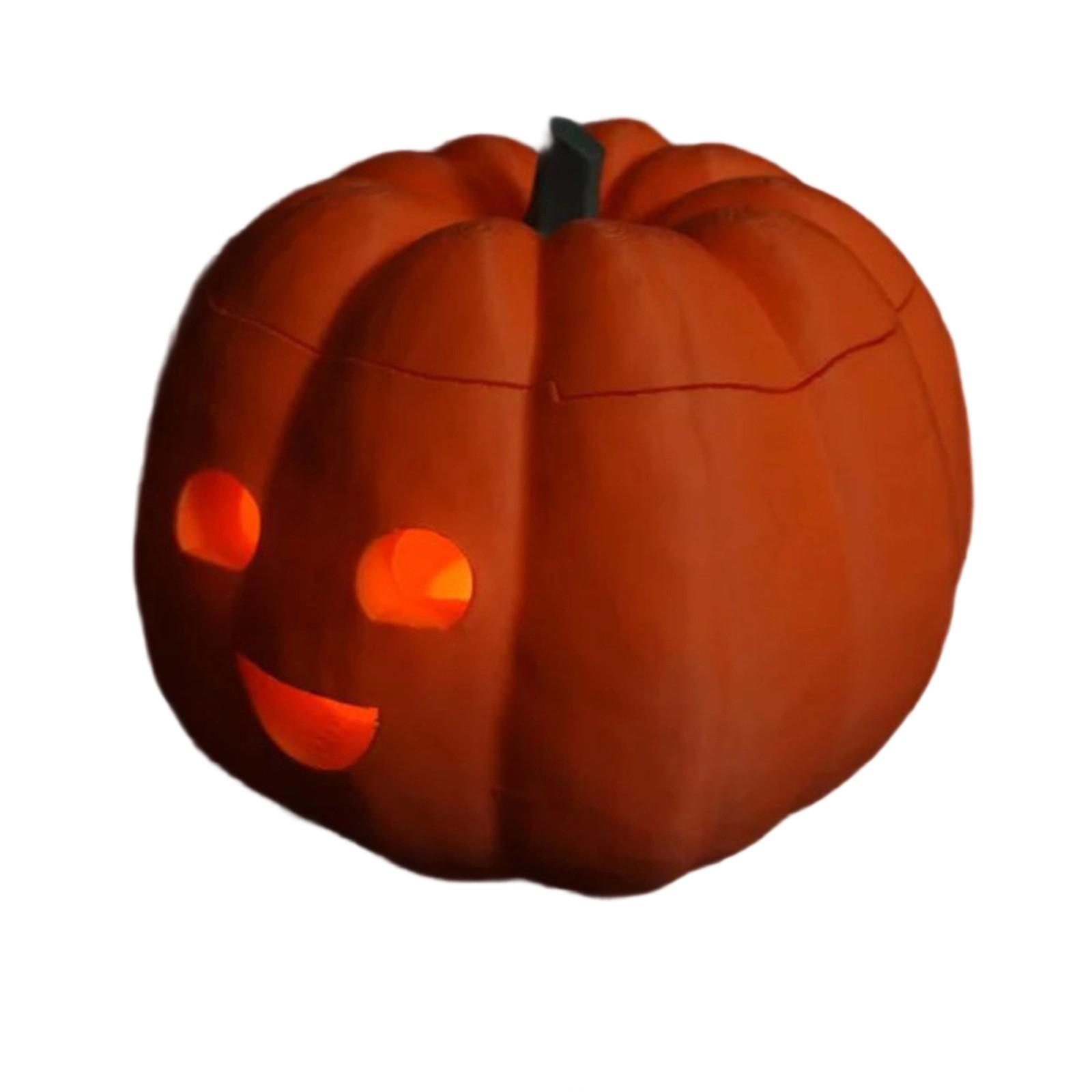 

Украшения на Хэллоуин в виде тыкв-фонарей - Набор тыкв-фонарей со светодиодными лампочками, для помещения/улицы One Size