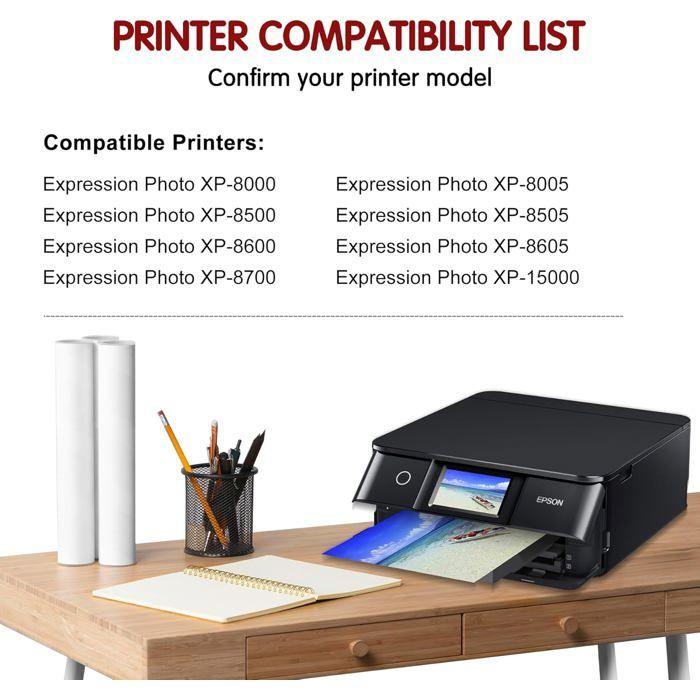Cartouche d'encre - 1GOLD - 378XL - Multi-couleurs - Compatible Epson - Pack de 6