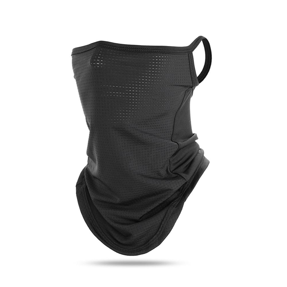 

Men Summer Sports Black Mesh Ice Silk Bandana Running Tube Scarf Hiking Ski Fishing Hunting Cycling Snowboard Soft Scarves Women