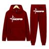 Gothic Punk Rock Letter Hoodie & Sweatshirt Set - Trendy Streetwear