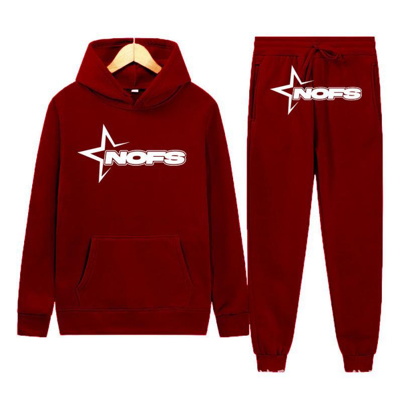 Gothic Punk Rock Letter Hoodie & Sweatshirt Set - Trendy Streetwear