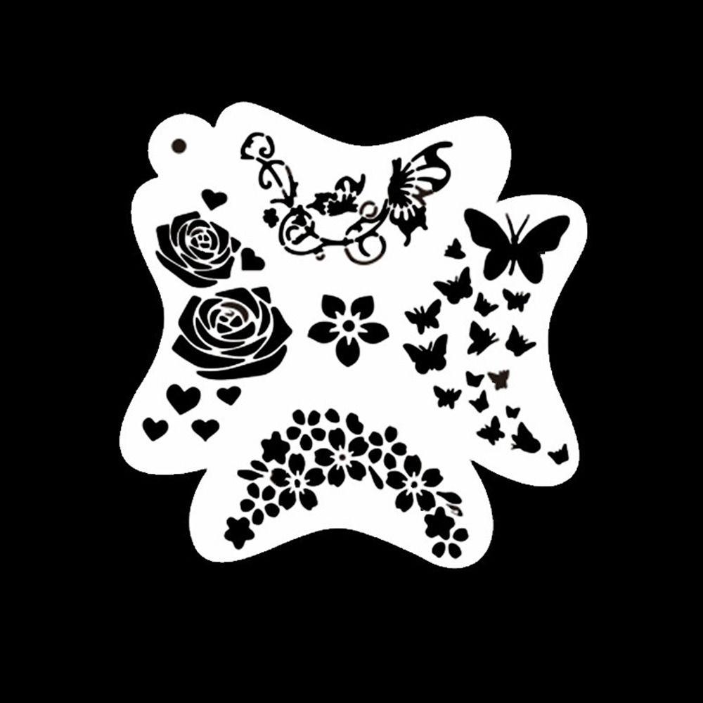 Hand Painting Face Paint Templates Reusable DIY Makeup Tools Body Art Paint Stencils  Drawing