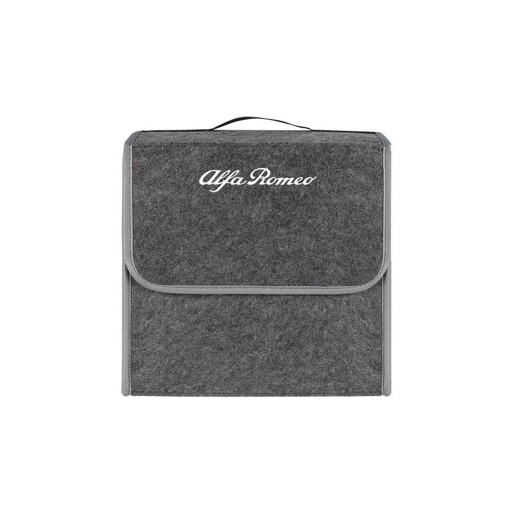 1pc Anti Slip Soft Felt Storage Box Car Trunk Organizer Foldable Box For Alfa Romeo Giulietta GT 159 147 Sportiva Accessories