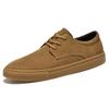 Fashion 2024 Men Comfortable Casual Breathable Mens Loafers Shoes Moccasins Flat Fashion Genuine Leather Footwear Lace-up Solid Sneakers