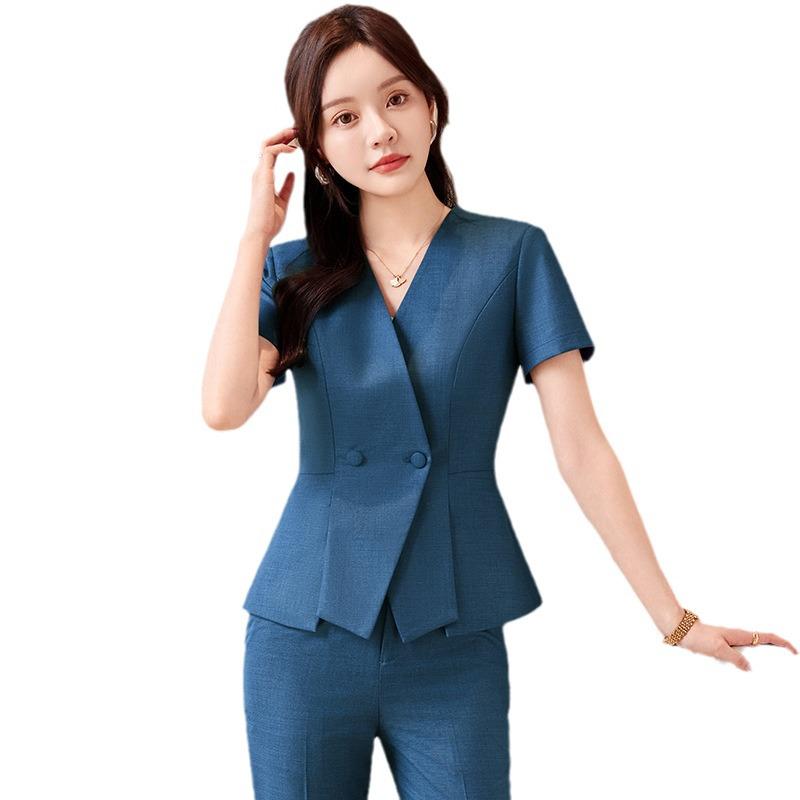 Costum Profesional de Vară pentru Femei pentru Muncă și Interviuri