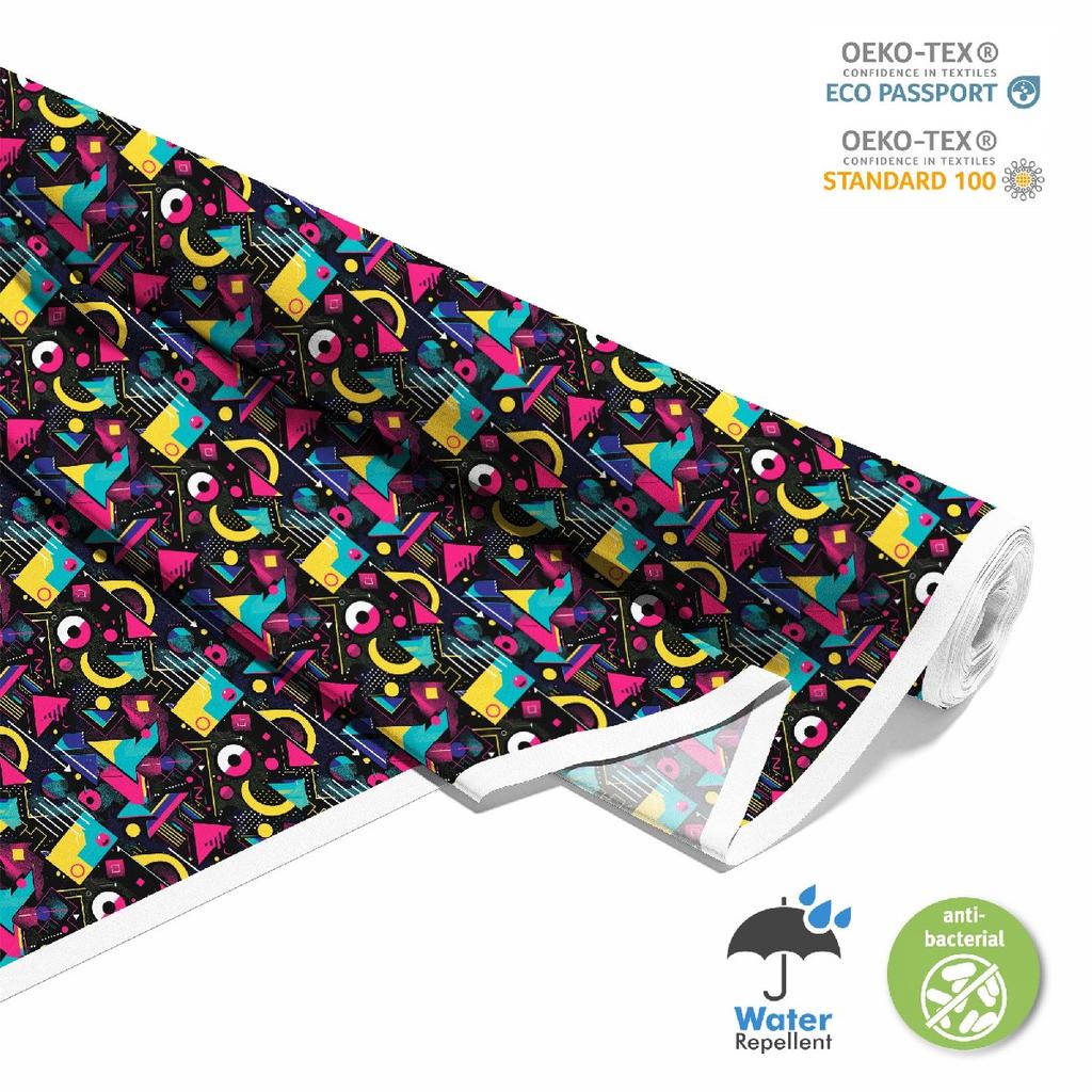 Outdoor Dekostoffe Oxford - Motiv Geometrisch I Dx3505