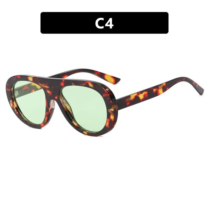 

Винтажные брендовые дизайнерские солнцезащитные очки-пилоты с плоским верхом для женщин и мужчин, модные популярные роскошные солнцезащитные очки в стиле панк для вождения на открытом воздухе As The Picture