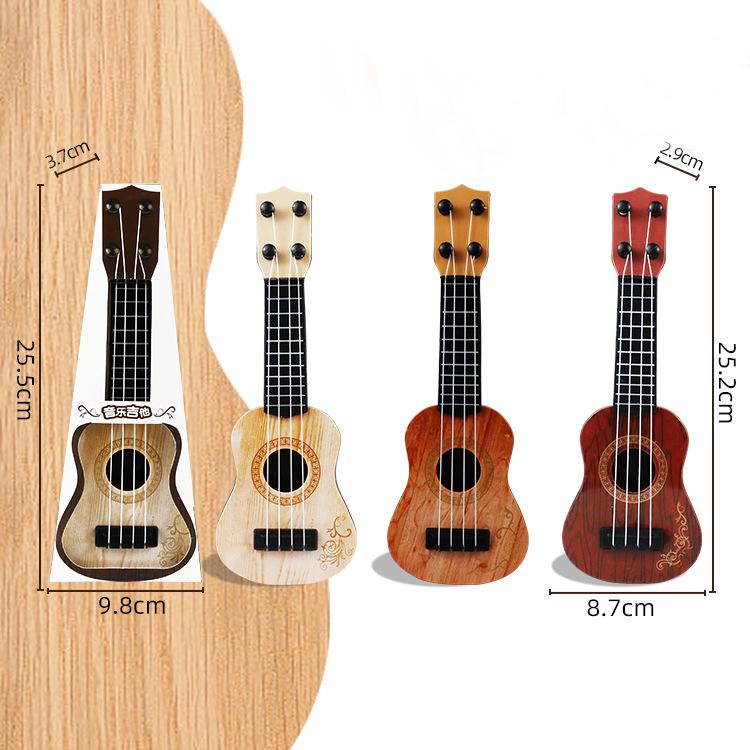 

Mini 4-String Classical Ukulele Guitar Toy - Musical Instrument for Kids Children Beginners Early Education Small Guitar