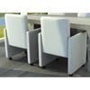Day and Night - Day and Night Dining Chairs 2 Units White Synthetic Leather