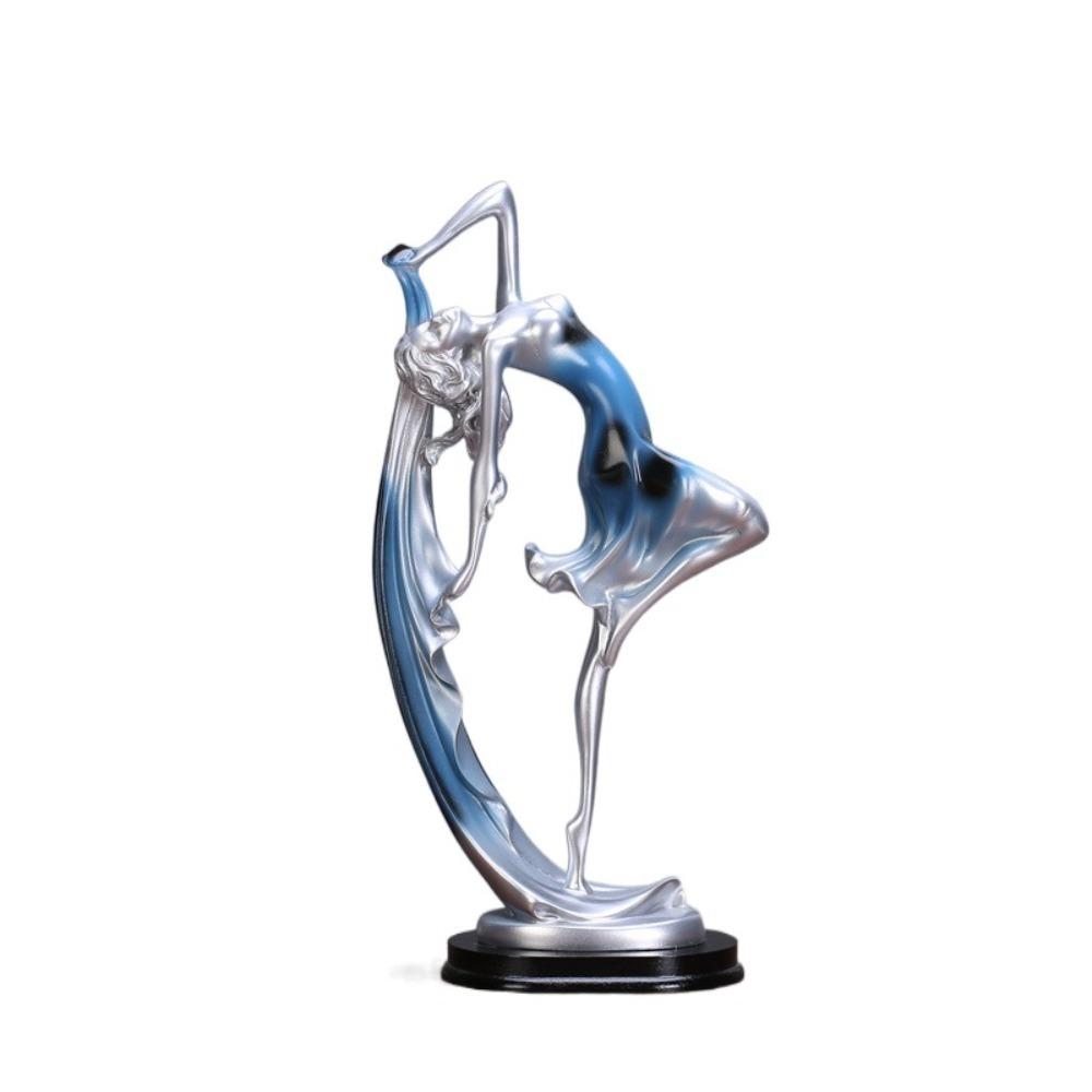 Modern Dance Girl Ornaments Art Miniatures Figurine Sculpture Crafts Girl Character Statue  Bedroom