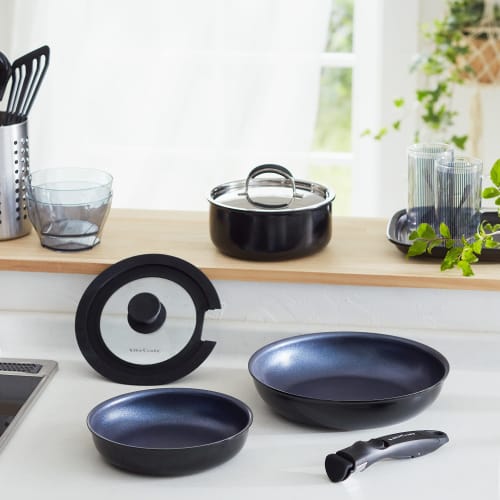 Vita Craft Easy Cooker 6-Piece Set, Black