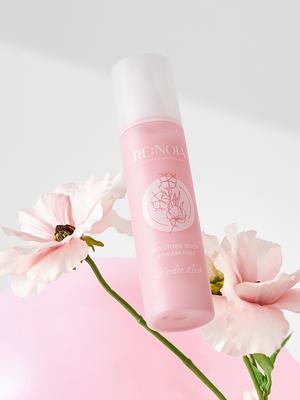 Rinoia Body Cream Mist, Powder Scent, 150ml
