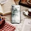 Classical Chinese Landscape Phone Case Black Silicone Soft For Samsung S25,S24,S21,S22,S23,S30,Ultra,S20,Plus,Fe,Lite
