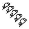200 Pcs Xmas Light Clip Black Plastic Weather Proof Holiday Gutter Hook Clip for String Lights Decorations