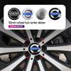 56mm Aluminium Auto Wiel Naafkap Stickers Styling Voor Volvo XC90 V90 V60 XC60 V40 EC40 EX40 S80 S60 S90 C40 XC40 V70 XC70