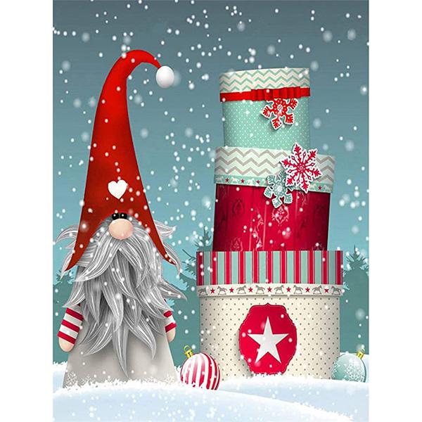 5D-Diamant-Malerei-Set zum Selbermachen, Weihnachtsmann, Perlen, Diamant-Stickerei, Weihnachtsbaum, Kreuzstich, Strass-Mosaik, Wohnkultur, Geschenk