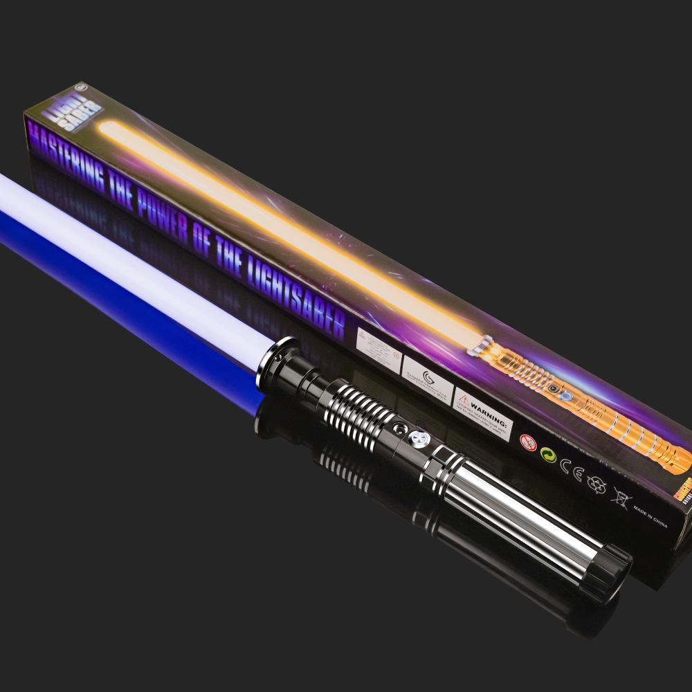 Cutie Cadou Premium Sabie Laser Star Wars din Metal - Reîncărcabilă, Jucărie Luminoasă pentru Copii
