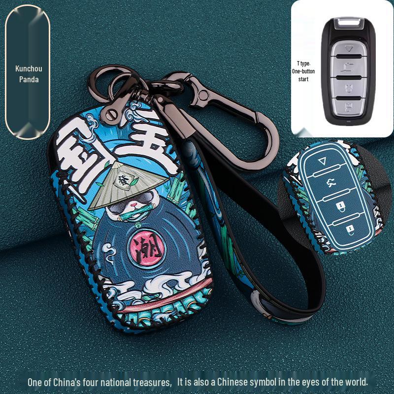 

KD Смарт-карта ZA27-4 кнопки Чехол для автомобильного ключа в стиле Chrysler с пряжкой Standard