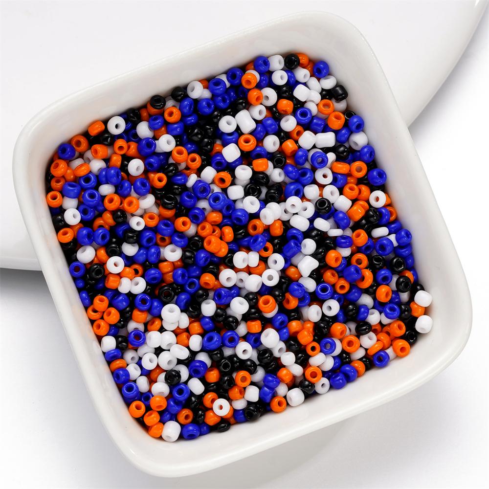 10g/Lot 2mm Mixed Glass Seed Beads Charm Colorful Bead for DIY Spacer Loose Bracelet Necklace Earring Jewelry Making Accessories