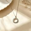 Elegant Cat Pendant Necklace: Fresh Design with Micro-Set Zircons for Women - Light Luxury & High-End Feel; Perfect Clavicle Chain Accessory.