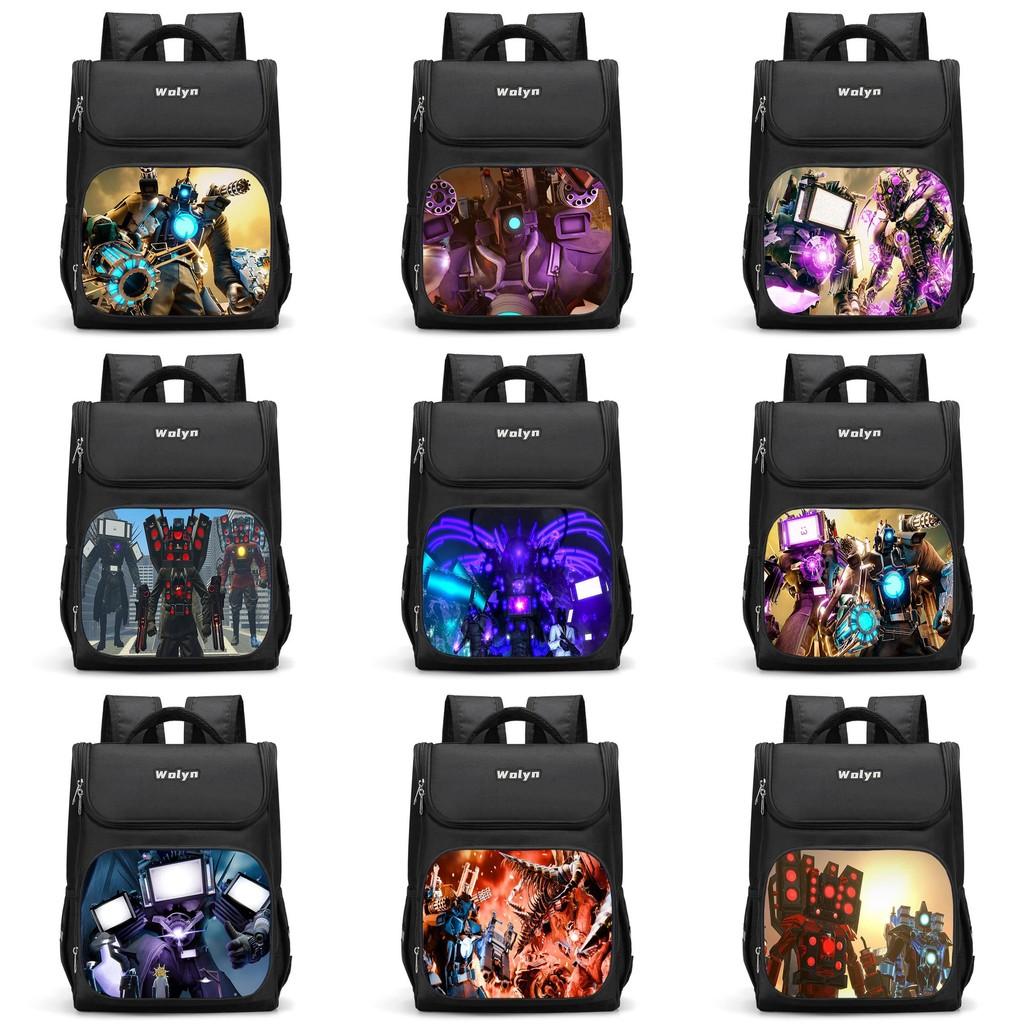 Spacious Oxford Cloth School Backpack 2024 Trendy Design For Kids And Preschoolers