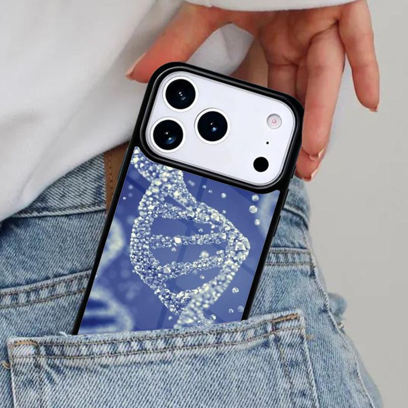 Science DNA Biology Phone Case for iPhone 17ProMax 12 13 14 15 16e 17 Pro Max Plus Air Cover
