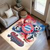 Bayern Munich Soccer Poster Carpet Design for Playrooms Study Room Dining Room Entryway Anti-slip Rug Anime Office Decor Best for Christmas