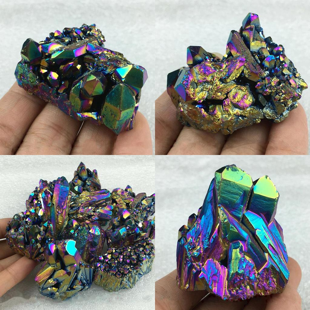 Exquisite Rainbow Titanium Crystal Mineral Specimen For Unique Gift Collections