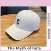 C Letter Baseball Cap Embroidered Hardtop Unisex Spring Summer Cap Duckbill