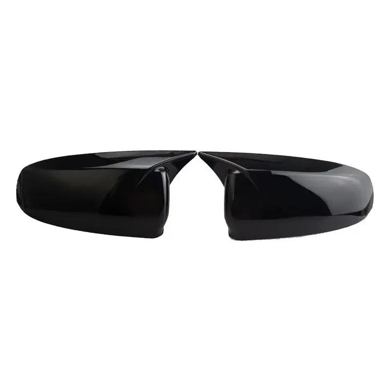 For BMW X5 E70 X6 E71 2008 2009 2010 2011-2013 ABS Car Rearview Side Mirror Cover Wing Cap Exterior Door Trim Adhesive Sticker