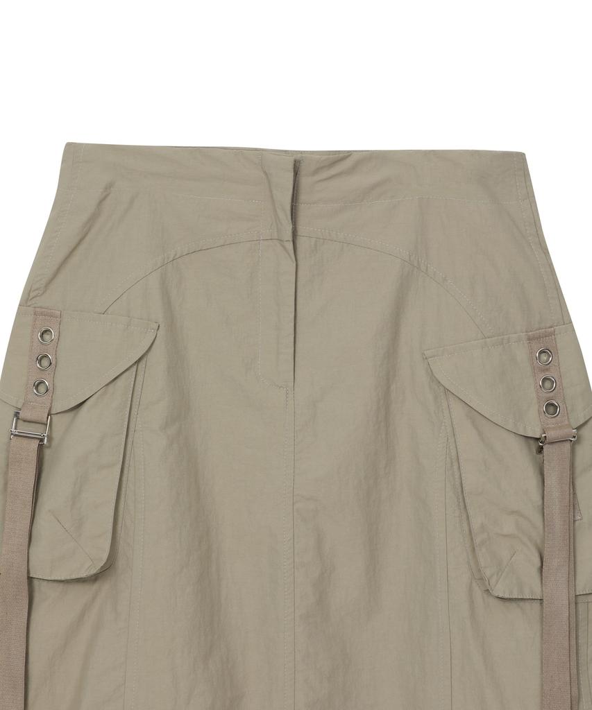 BAUF Pocket Long Cargo Skirt [Sand]