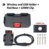 Pentru Încărcare Wireless Toate Motocicletele Suport Telefon Navigație Bază 12mm 16mm 22mm Ghidon Roll Bar R1250GS CRF1100L F900XR R18