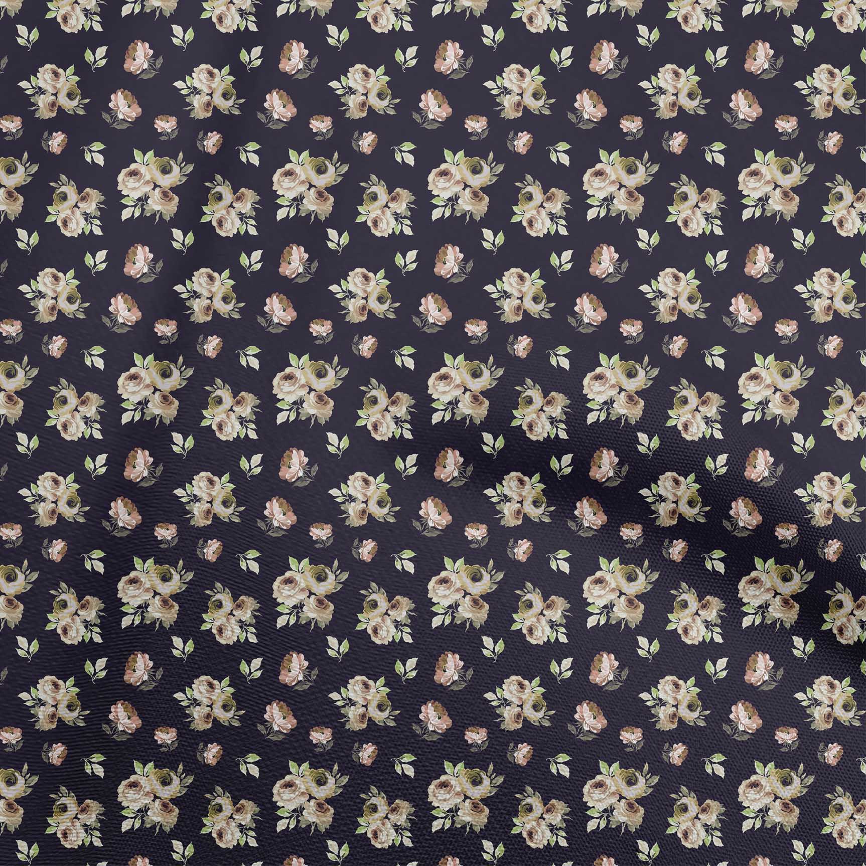 

oneOone Cotton Flex Gray Fabric Watercolor Floral Sewing Material Print Fabric By The Yard 40 Inch 42 Inch Wide - Viscose Chiffon рожевий