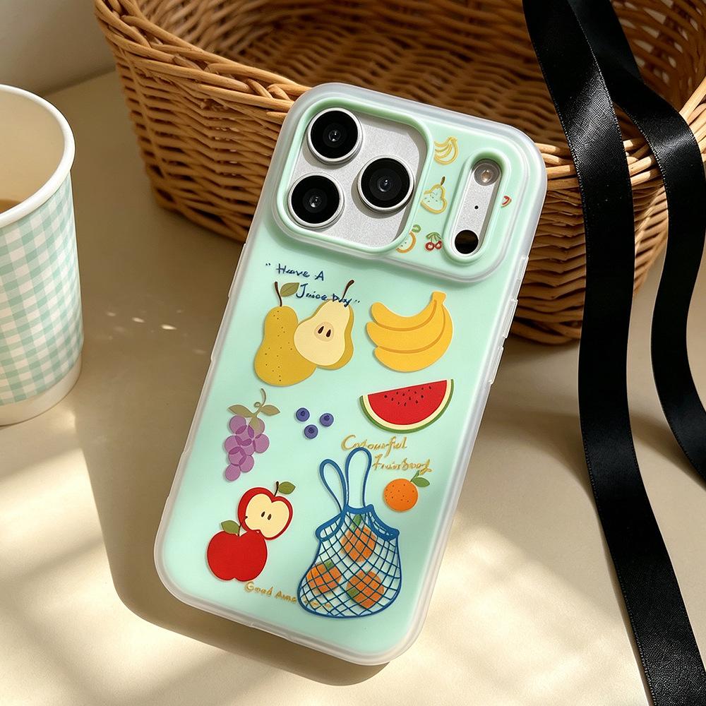 Fruit Bag Suitable for Apple Oppo Matte Huawei MATE80 Mobile Phone Case iPhone16/17Pro Premium Sense