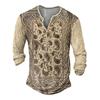 Men's Long Sleeve Graphic And Embroidered Fashion T-Shirt  Spring And  Long Sleeve Printed Pullover Sweatshirt
