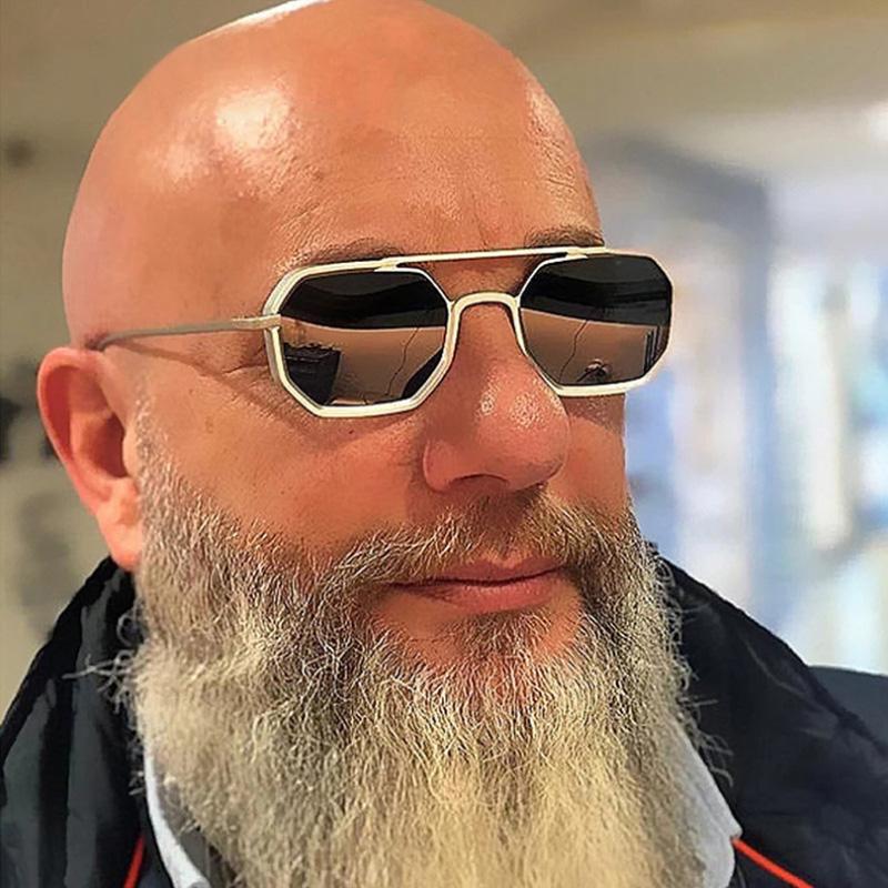 UV Protection Lightweight Comfortable Durable High Quality Edgy Punk Retro Stylish Alloy Metal Male Female Sun Glasses