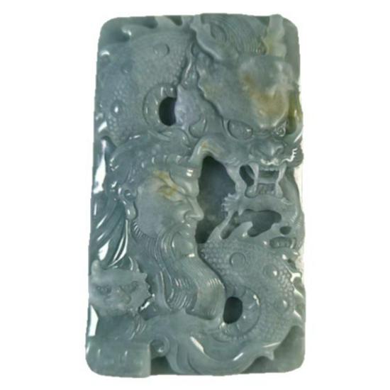 Yulongguan Jade Pendant: Natural Carved Jade for Men and Women