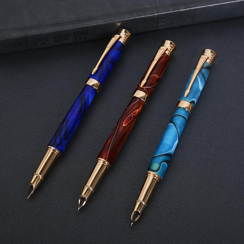 Acrylic Creative Gift Pen Set National Day Holiday Business Birthday Gift Student Practice Signature Pen