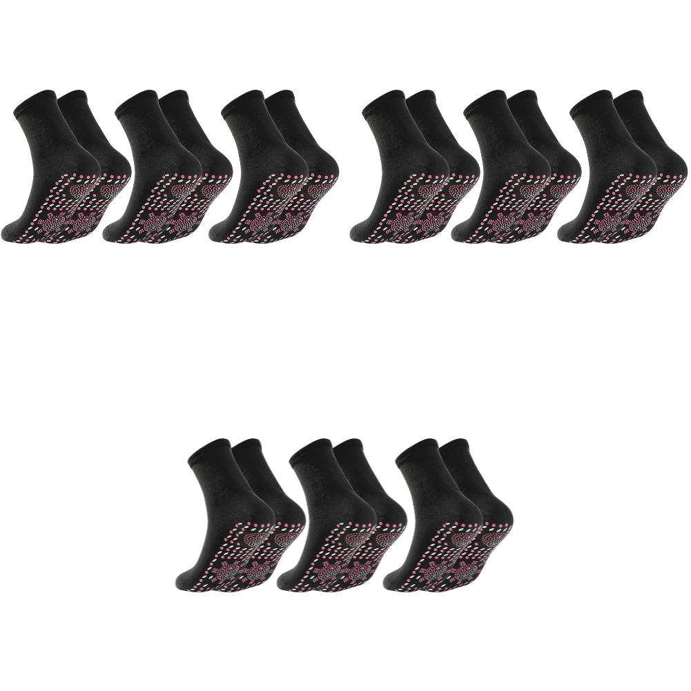 3Pair/Set Unisex Winter Warm Self-Heating Health Socks Pain Relief Outdoor Anti-Cold Therapy Thermal Stockings Men/Women Outdoor