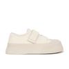Studiolee lazy Velcro versatile little white shoes round head heightening platform biscuit shoes women's spring and autumn