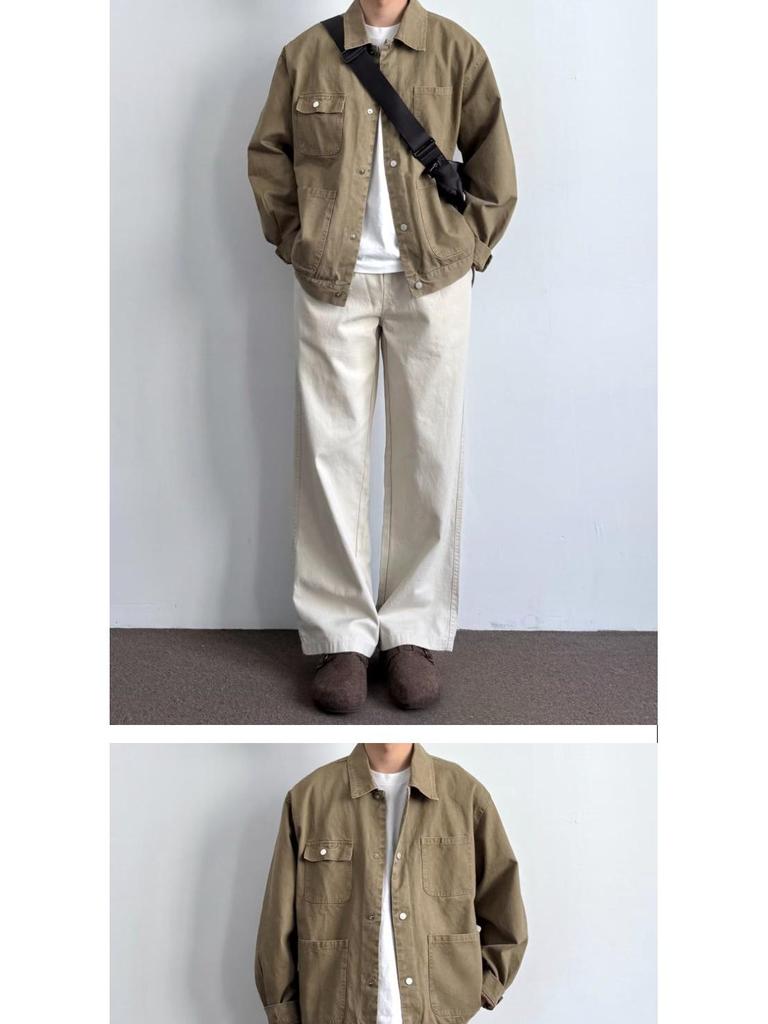 Unisex Japanese Retro Multi-Pocket Lapel Jacket - New Spring Arrival