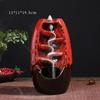 Home Decorations Lucky Feng Shui Ornaments Indoor Aromatherapy Waterfall Backflow Incense Burner +Gift 20Pcs Incense Cones