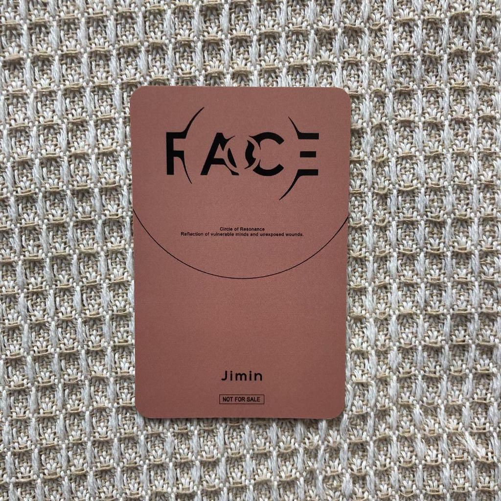 [USED] BTS JIMIN FACE Universal Lucky Drop Bonus Random Trading Card