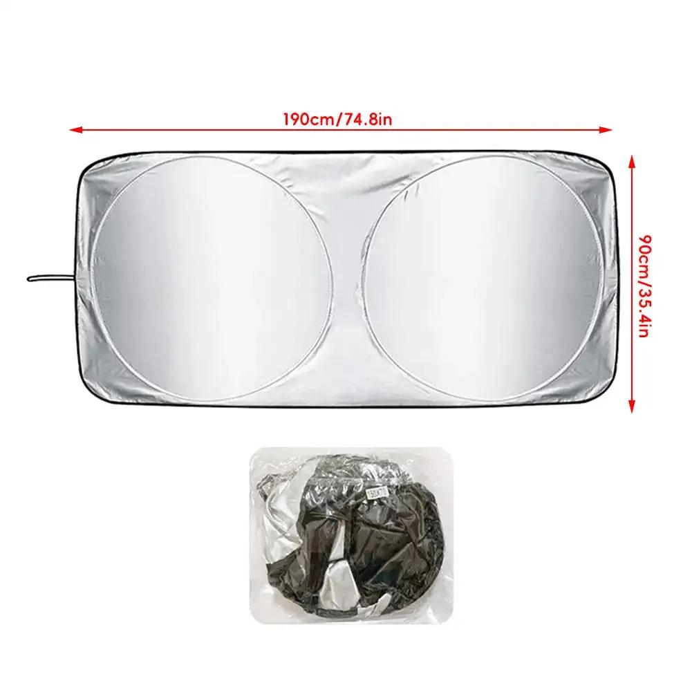 Universal Car UV Protection Windshield Sunshades Car SunShade Front Rear Car Window Anti Snow Sun Shade Auto Windshield Cover