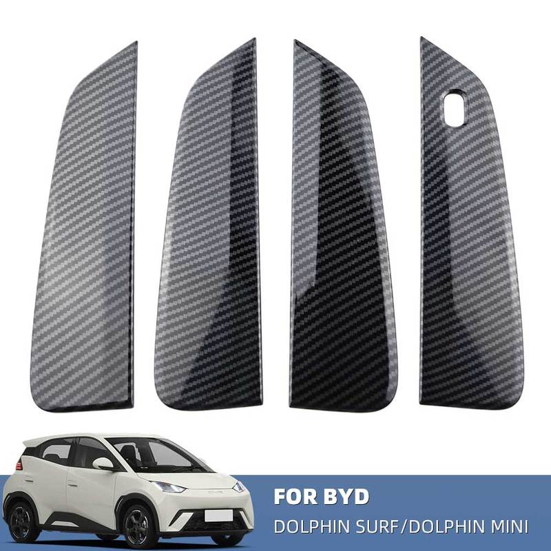 Car Exterior Door Handle Cup Cover Trim For BYD Dolphin Mini Seagull Dolphin Surf 2024 2025 LHD External Guard Add-ons